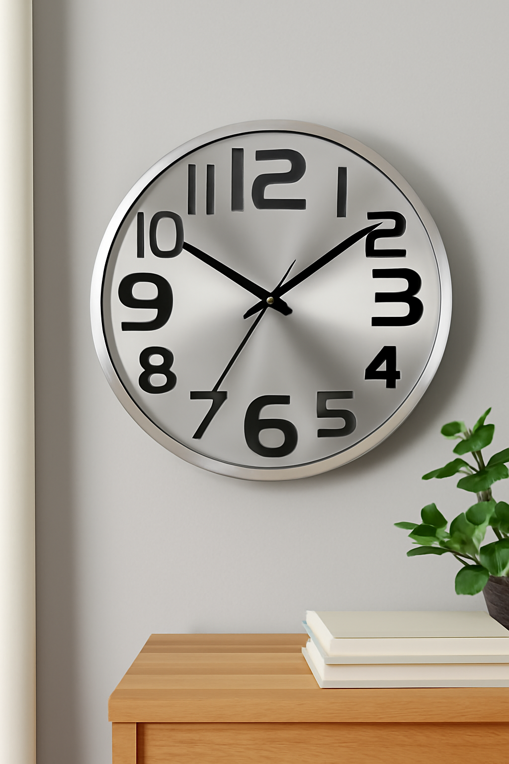 Decent Aluminium Wall Clock